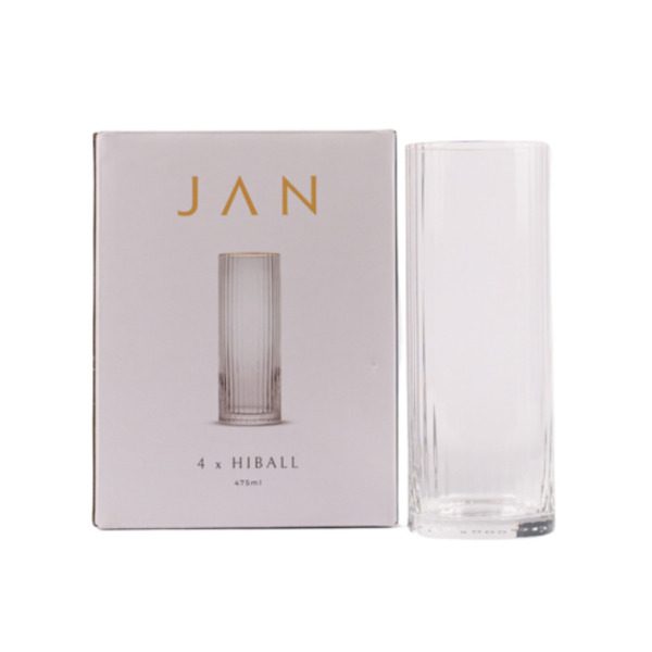 Jan Hendrik Opulent Highball Glasses Set of 4