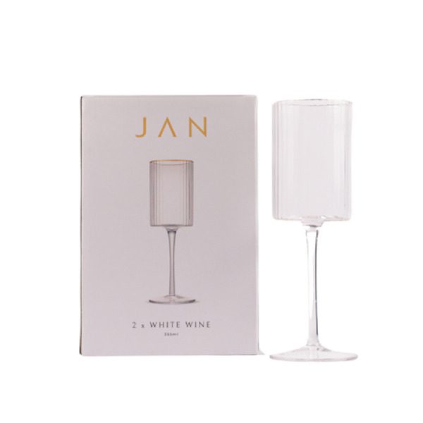 Jan Hendrik Opulent White Wine Glasses Set of 2