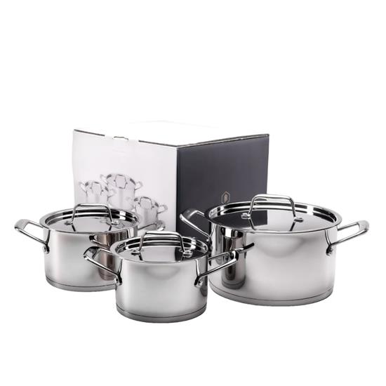Jan 6 Piece Stainless Steel Pot Set