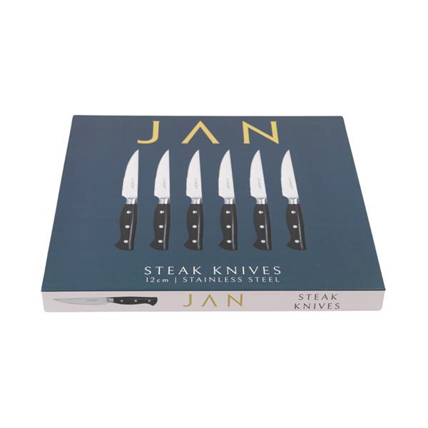Jan Hendrik Steak Knives In Magnetic Box Set of 6