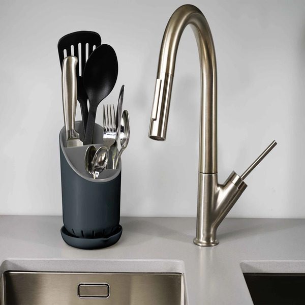Joseph Joseph Dock Cutlery Drainer Grey