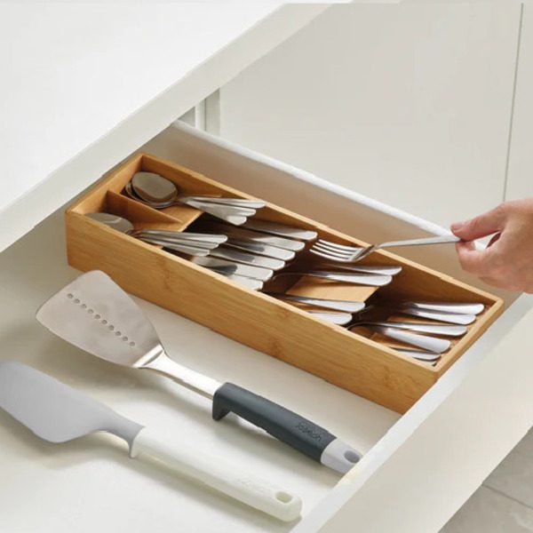 Joseph Joseph DrawerStore Cutlery Organizer Bamboo