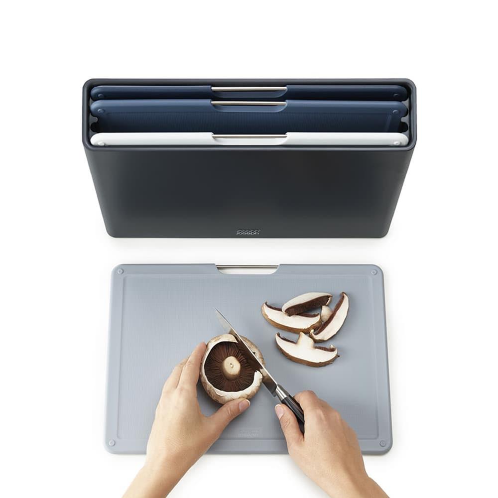 Joseph Joseph Folio Regular Chopping Board Set Graphite