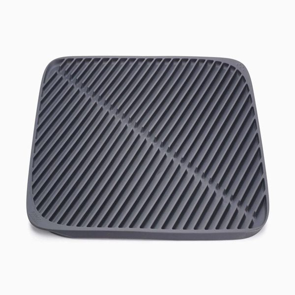Joseph Joseph Flume Large Dish Draining Mat Grey