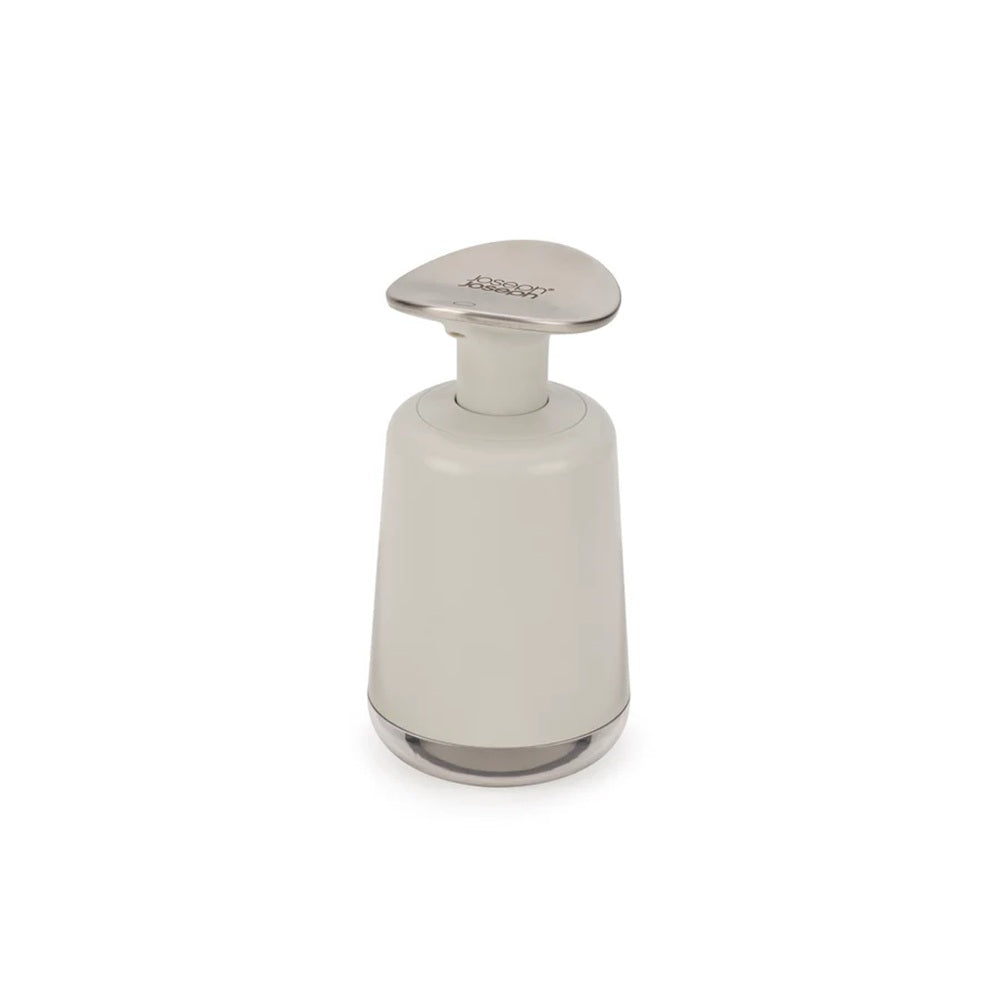 Soap dispenser with a cap on a white background