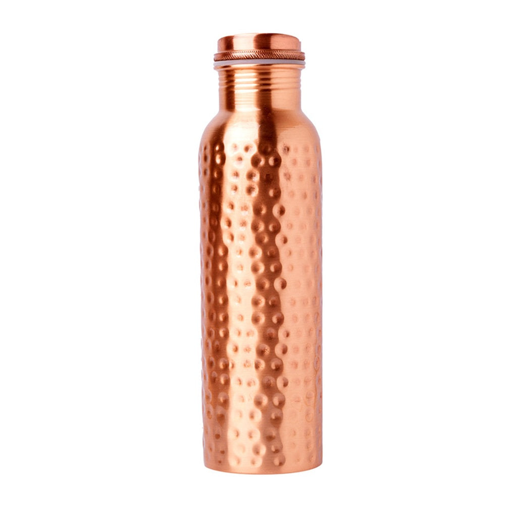 Just Copper Dimple Copper Water Bottle 900ml