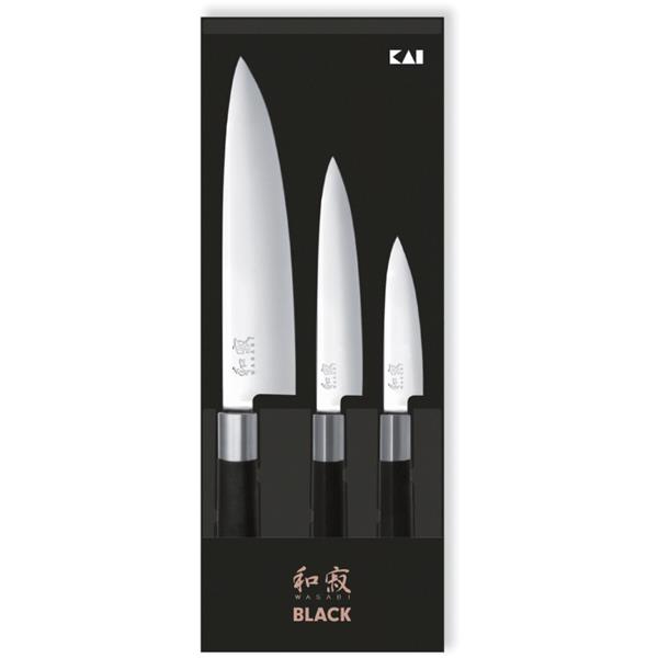 KAI Shun Wasabi 3 Piece Japanese Knife Set