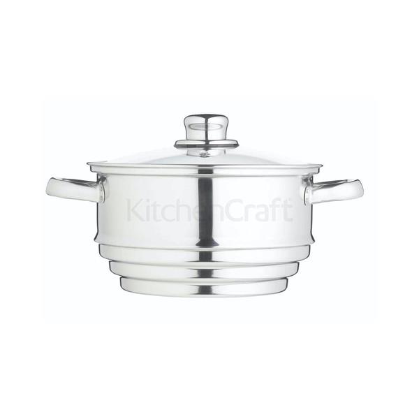 KitchenCraft Stainless Steel Universal Steamer 20cm