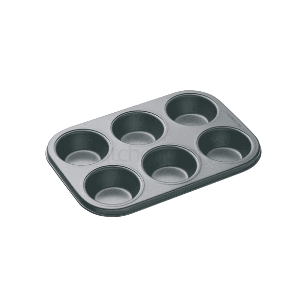 MasterClass Non-Stick 6 Hole Deep Baking Pan