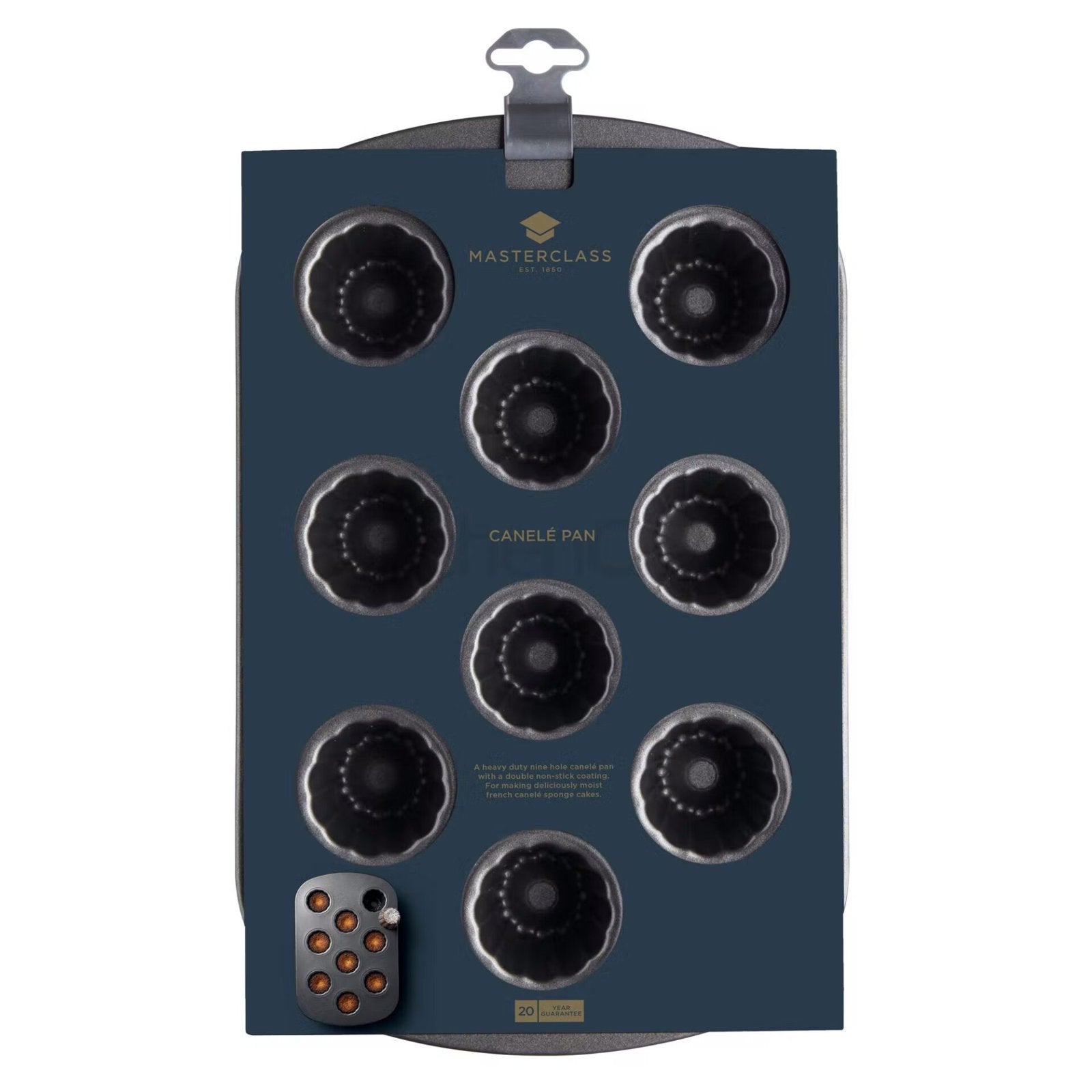 MasterClass Non-Stick 9 Hole Canelé Pan