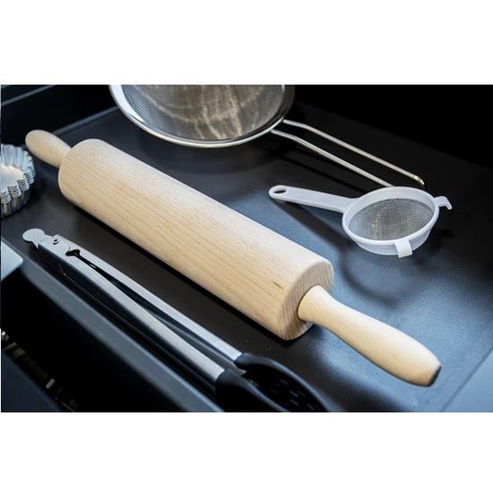 KitchenCraft Beech Wood Revolving Rolling Pin 44cm