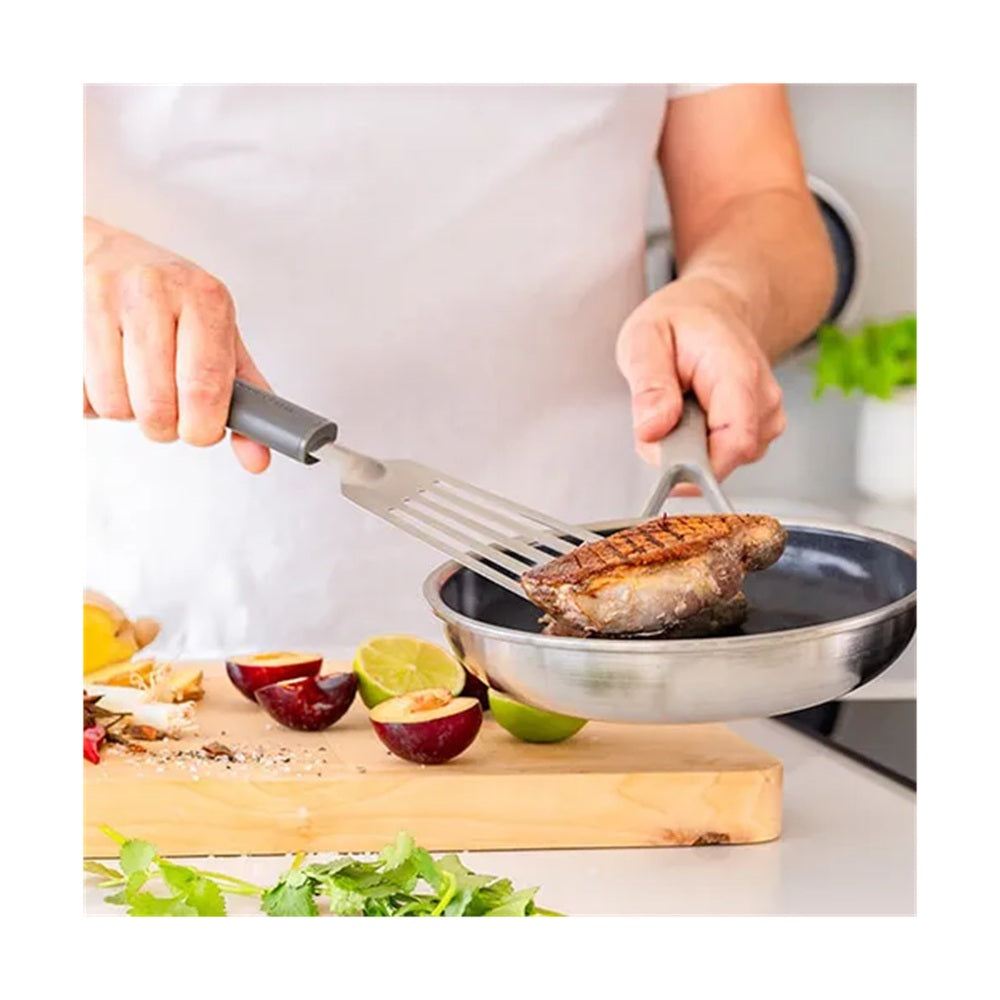 KitchenAid Classic Stainless Steel Flex Turner Grey