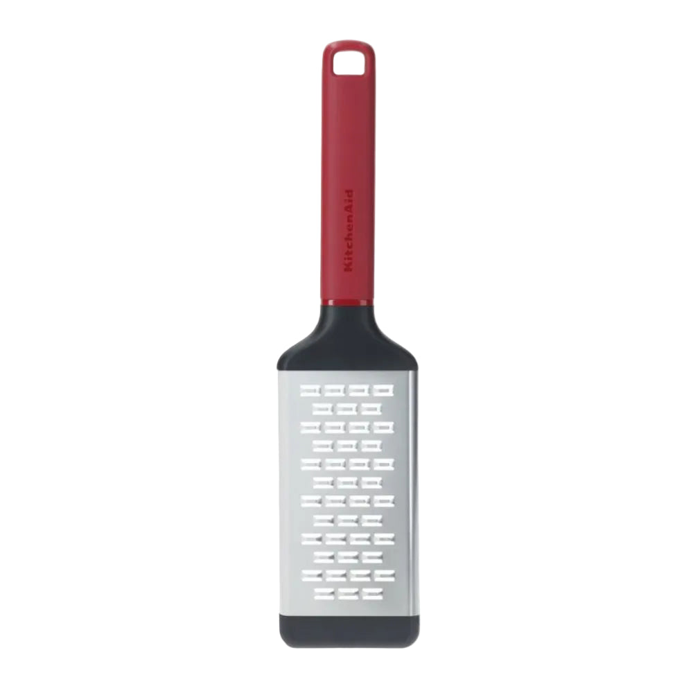 KitchenAid zester with red handle on a white background