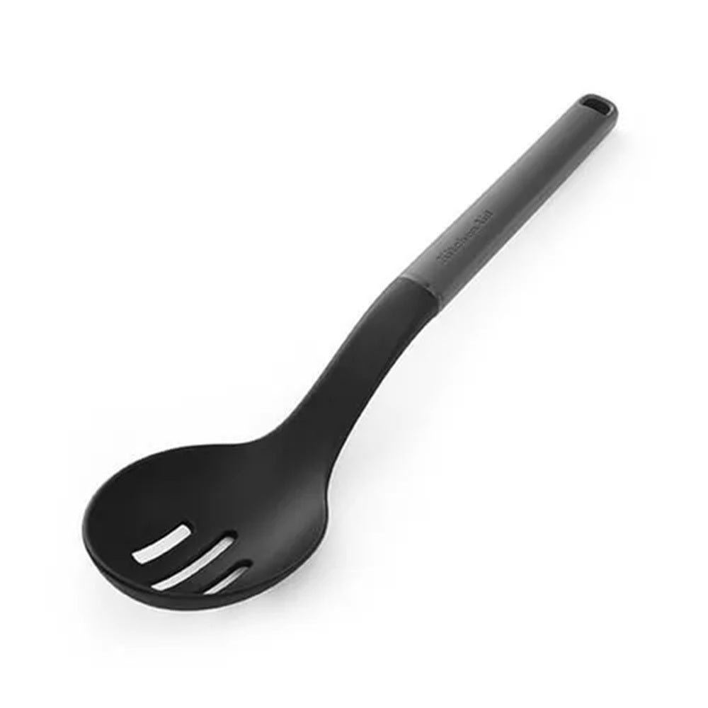 KitchenAid Classic Nylon Slotted Spoon Grey