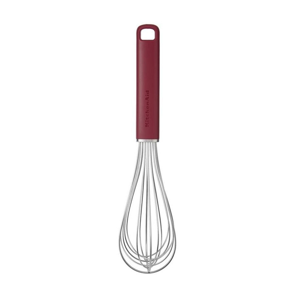 KitchenAid Classic Stainless Steel Utility Whisk Red
