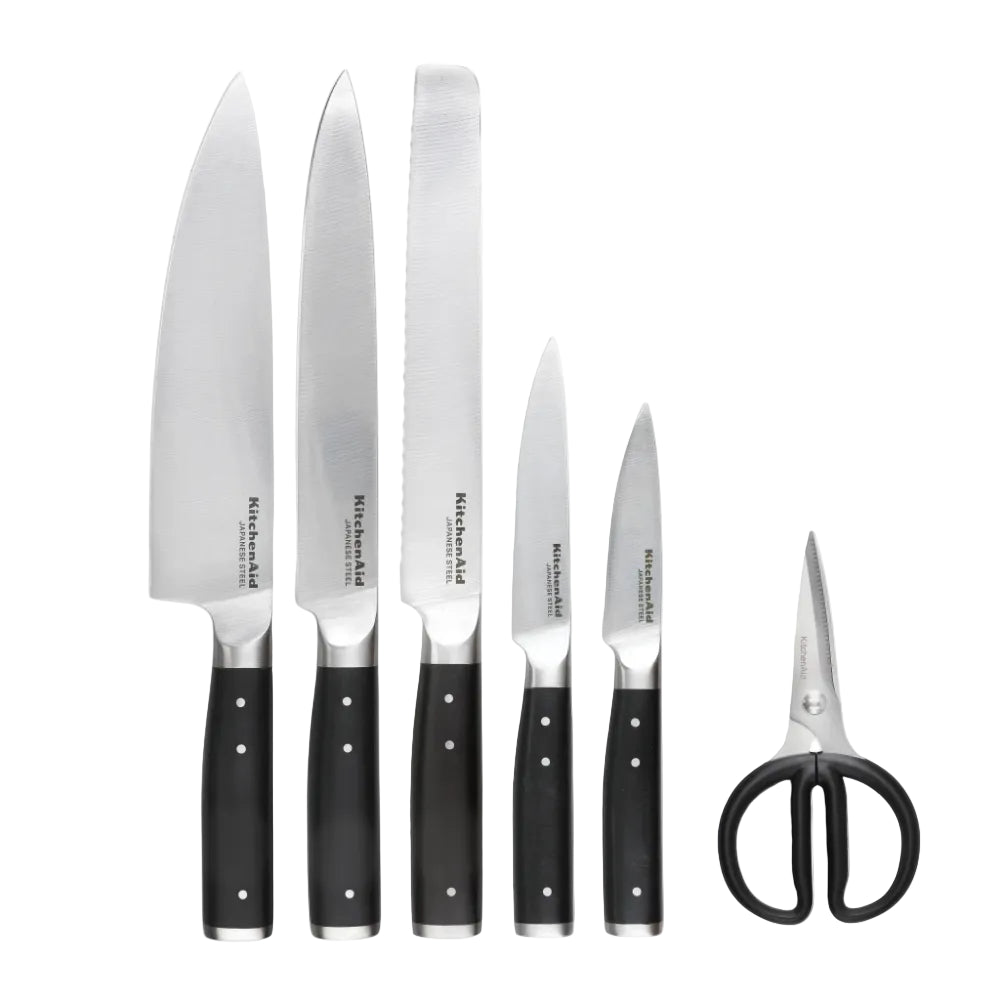 KitchenAid Gourmet Forged Knife Block Set 6pc