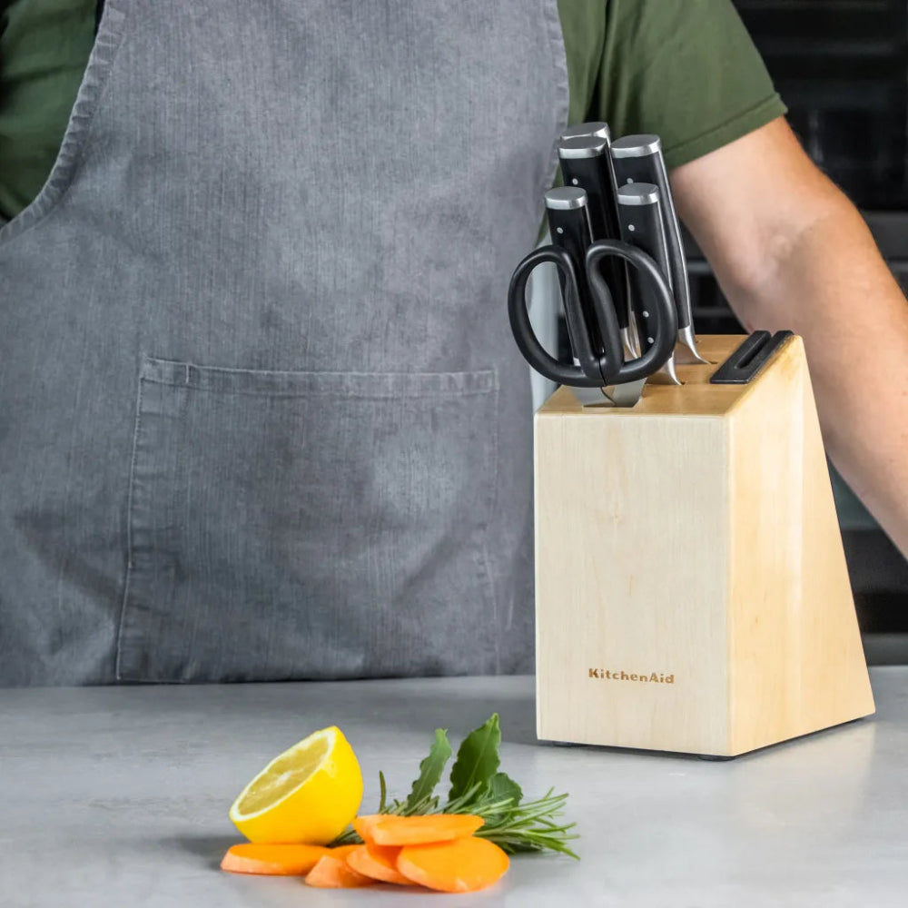 KitchenAid Gourmet Forged Knife Block Set 6pc