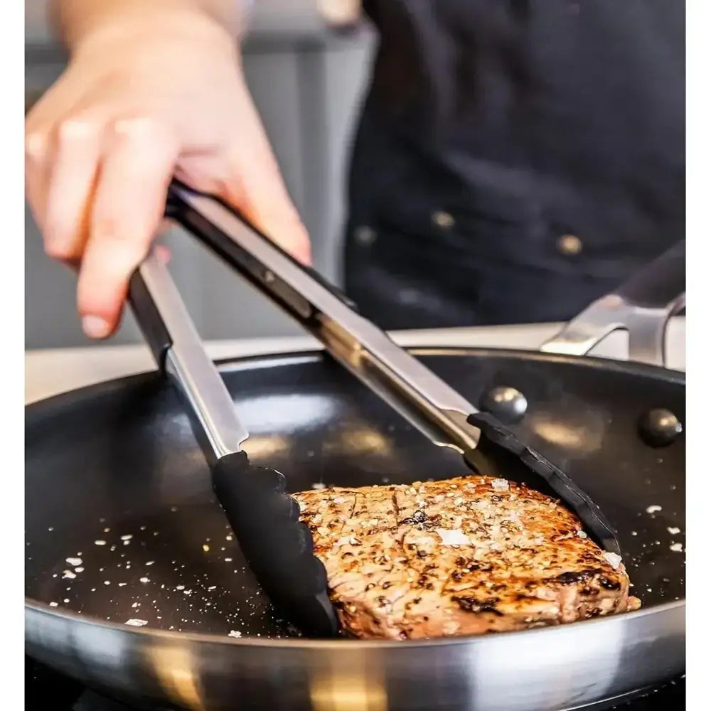 KitchenAid Silicone-Tipped Side-Locking Tongs 30cm.