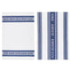 KitchenCraft Tea Towel Jacquard Blue Set of 2