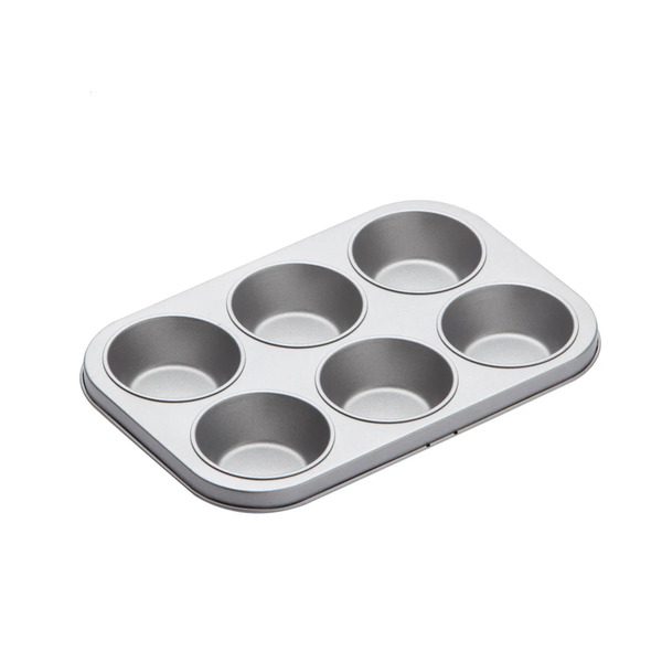 KitchenCraft Non-Stick 6 Hole Baking Pan
