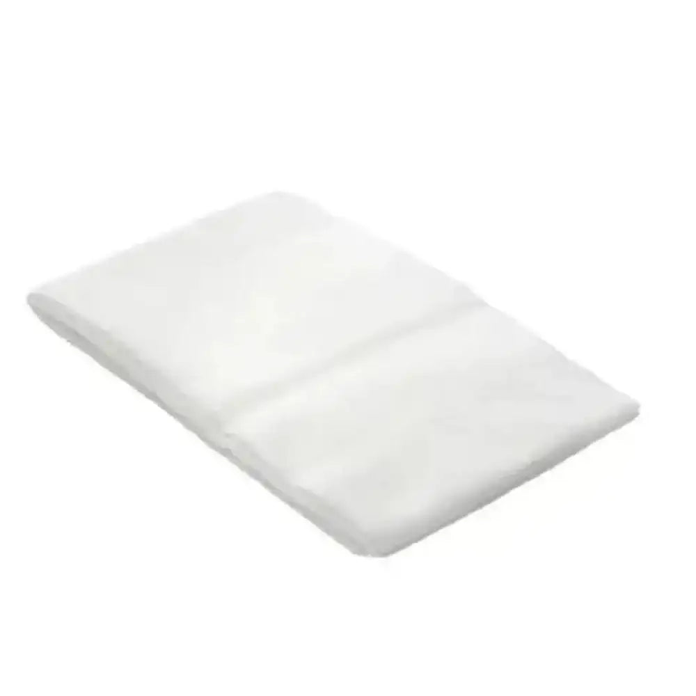 White rectangular pillow on a white background