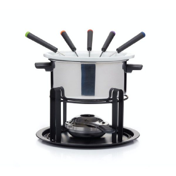 KitchenCraft Deluxe Stainless Steel Fondue Set
