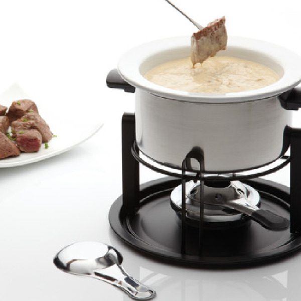 KitchenCraft Deluxe Stainless Steel Fondue Set