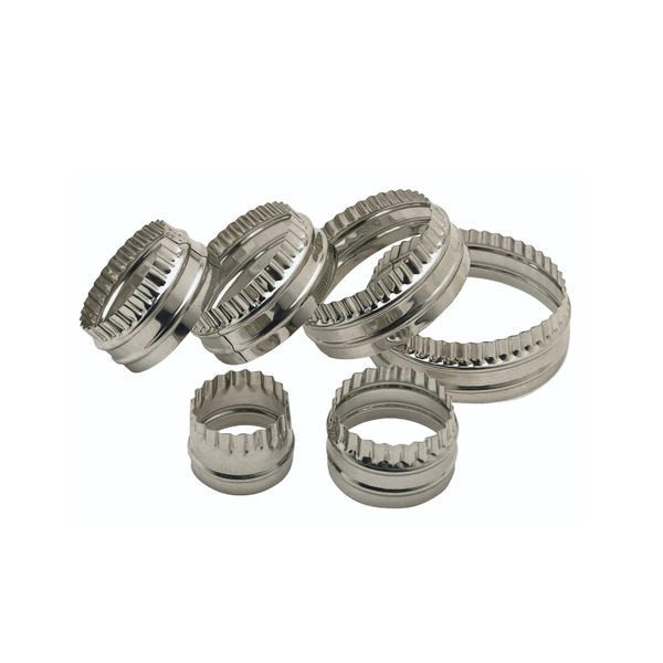 KitchenCraft Pastry Cutters Double Edge Set of 6