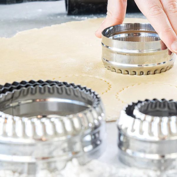 KitchenCraft Pastry Cutters Double Edge Set of 6