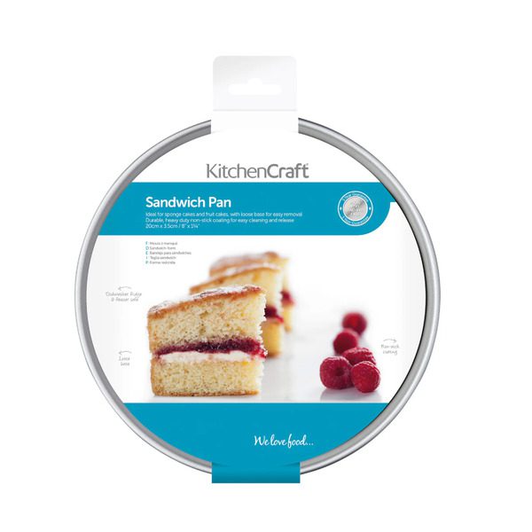 KitchenCraft Non-Stick Round Sandwich Pan 21.5cm