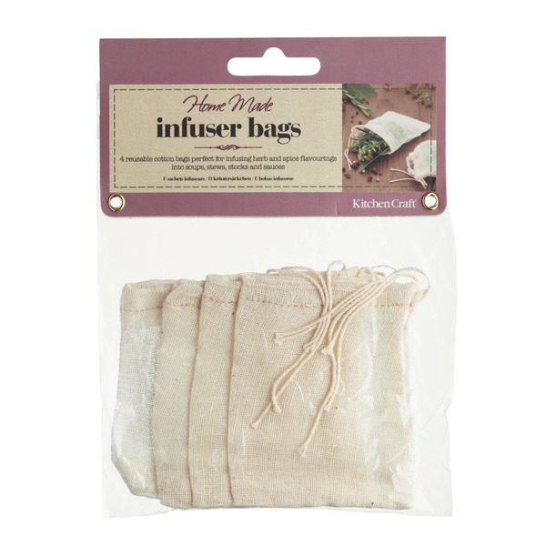 KitchenCraft Spice & Bouquet Bag Set of 4