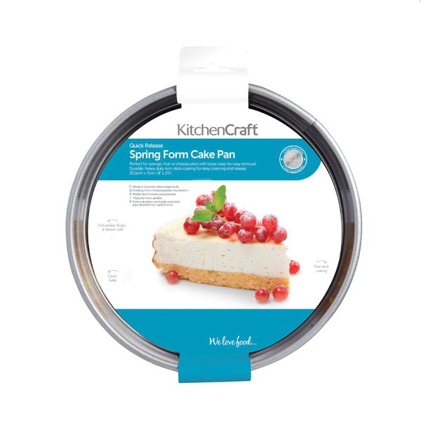 KitchenCraft Non-Stick Springform Cake Pan 20cm
