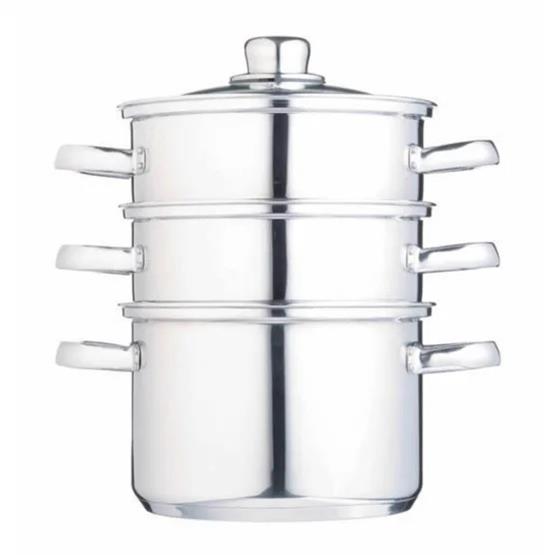 KitchenCraft Stainless Steel Three Tier Steamer