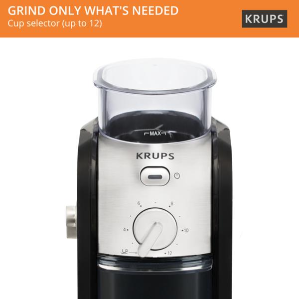 Krups Grind Expert Adjustable Burr Grinder