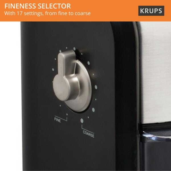 Krups Grind Expert Adjustable Burr Grinder