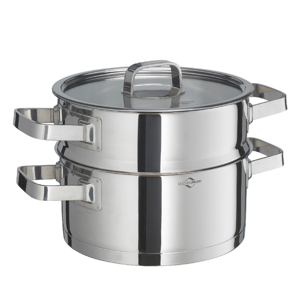 Kuchenprofi San Remo 3.0L Pot and Lid with Steaming Insert