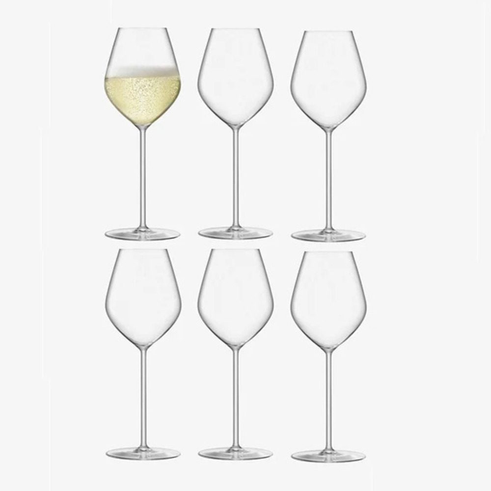 LSA International Borough Champagne Glass Set of 6
