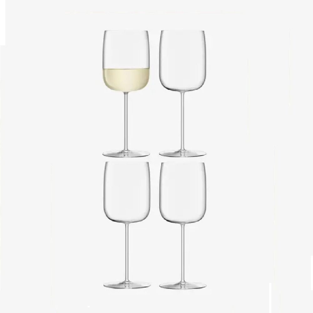 LSA International Borough White Wine Glasses Set of 4