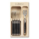 Laguiole by André Verdier Cake Fork Set of 6 Black
