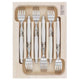 Laguiole by André Verdier Cake Fork Set of 6 Chalk White