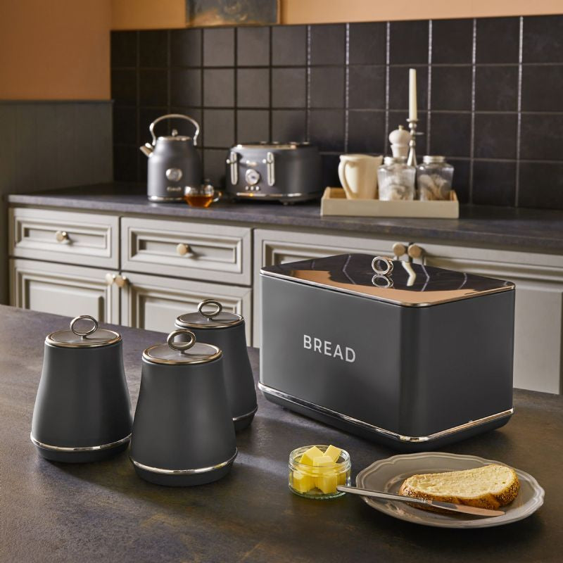 Le Morgan Renaissance Stainless Steel Kettle 1.7L Grey