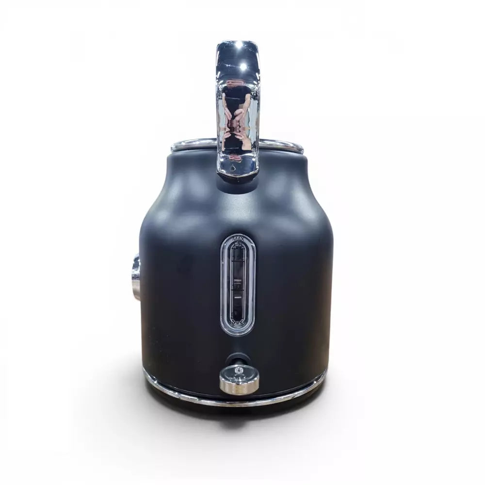 Le Morgan Renaissance Stainless Steel Kettle 1.7L Black
