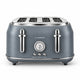 Le Morgan Renaissance Stainless Steel 4-Slice Toaster Grey