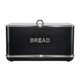 Le Morgan Renaissance Stainless Steel Bread Bin Black