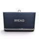 Le Morgan Renaissance Stainless Steel Bread Bin Black