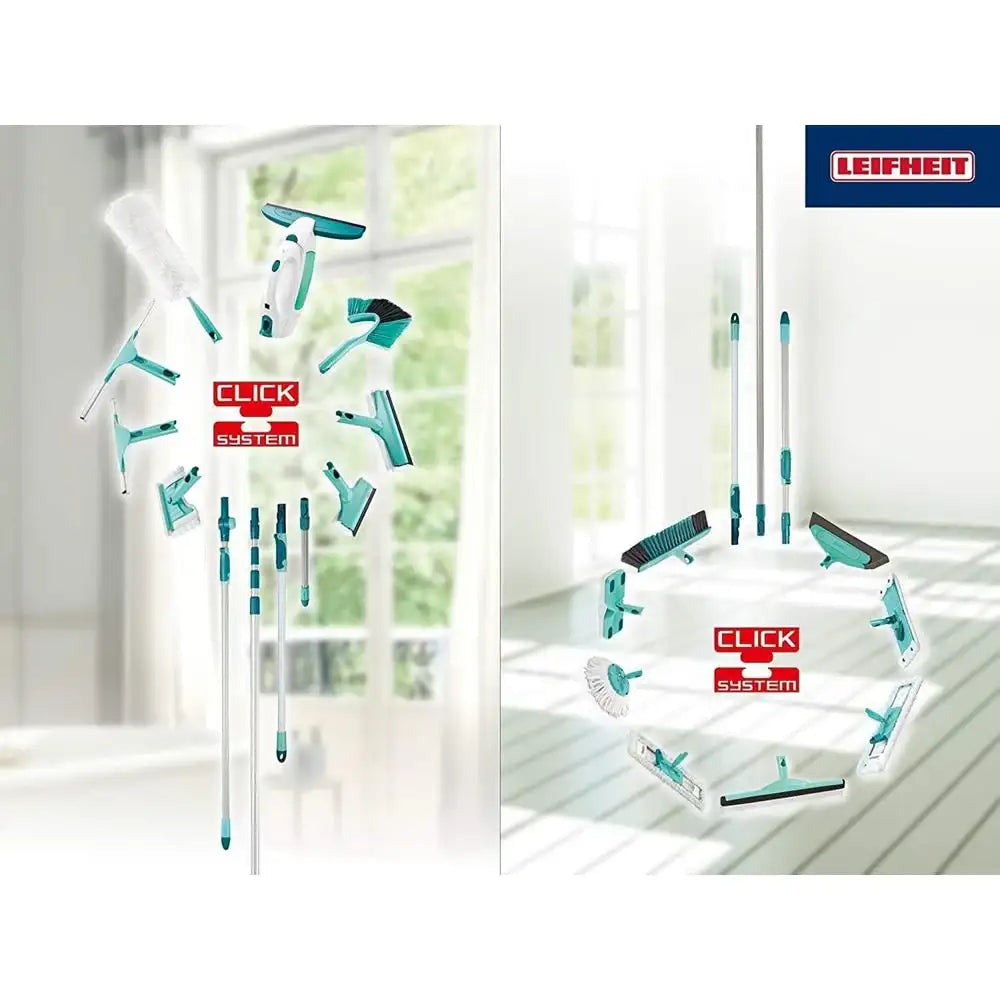Leifheit window cleaning tools with a white background