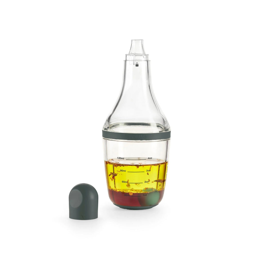 Dressing shaker on a white background