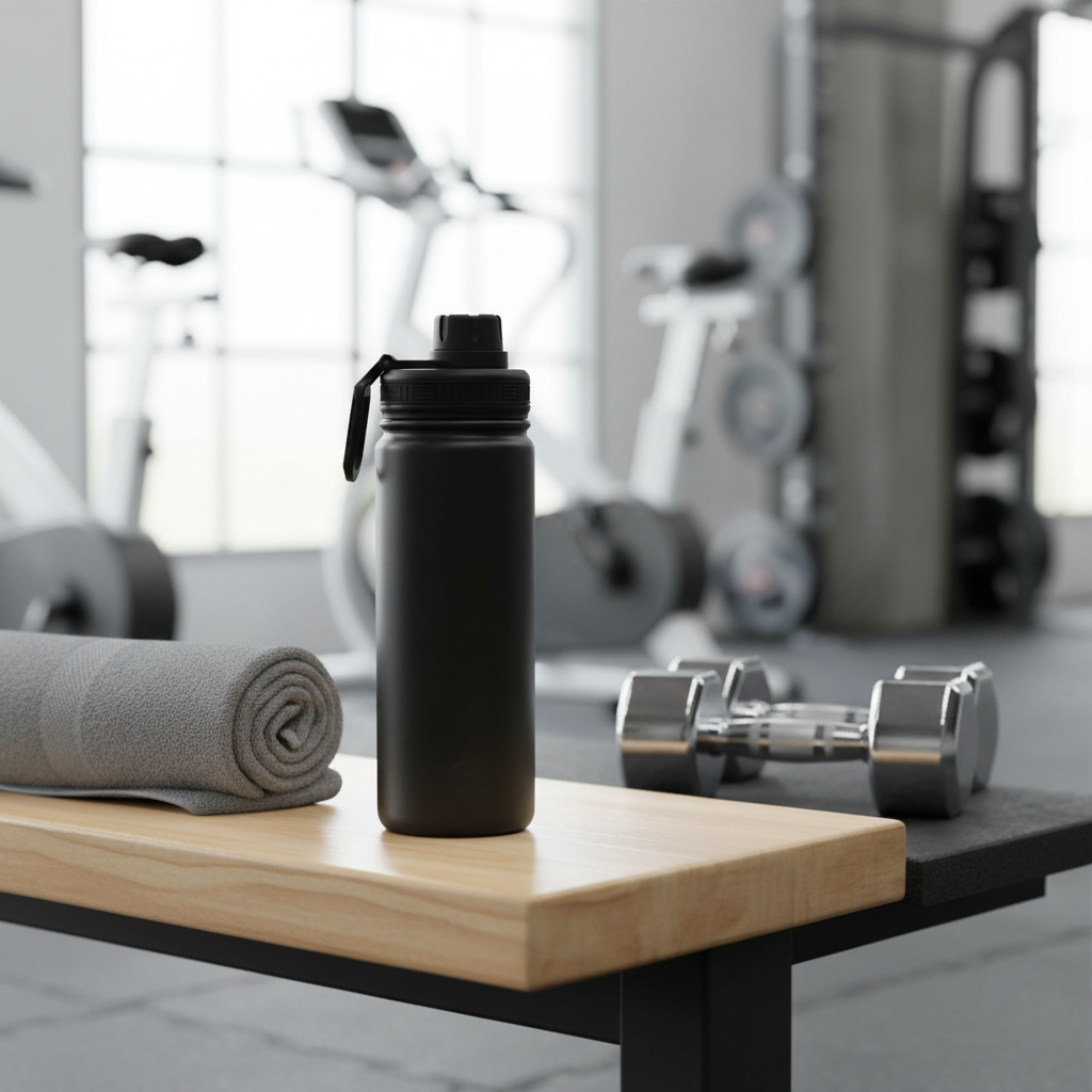 Lizzard Flask Stainless Steel 530ml Black