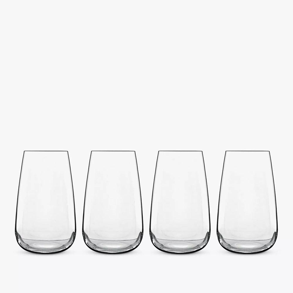 Luigi Bormioli Talismano Highball Glasses Set of 4