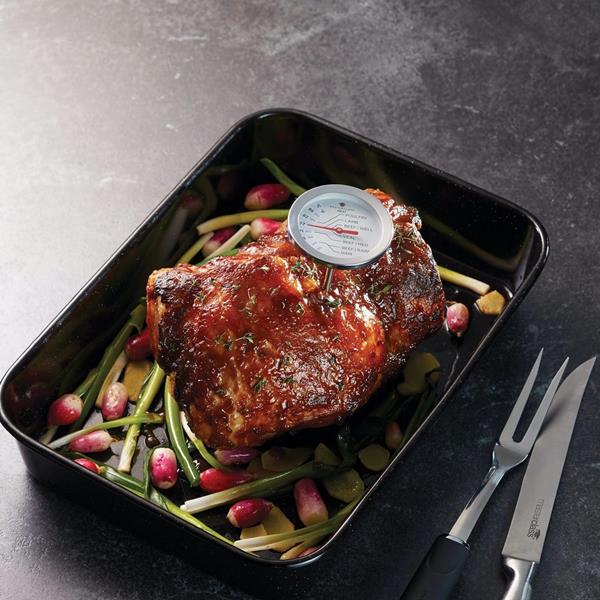 MasterClass Deluxe Stainless Steel Meat Thermometer